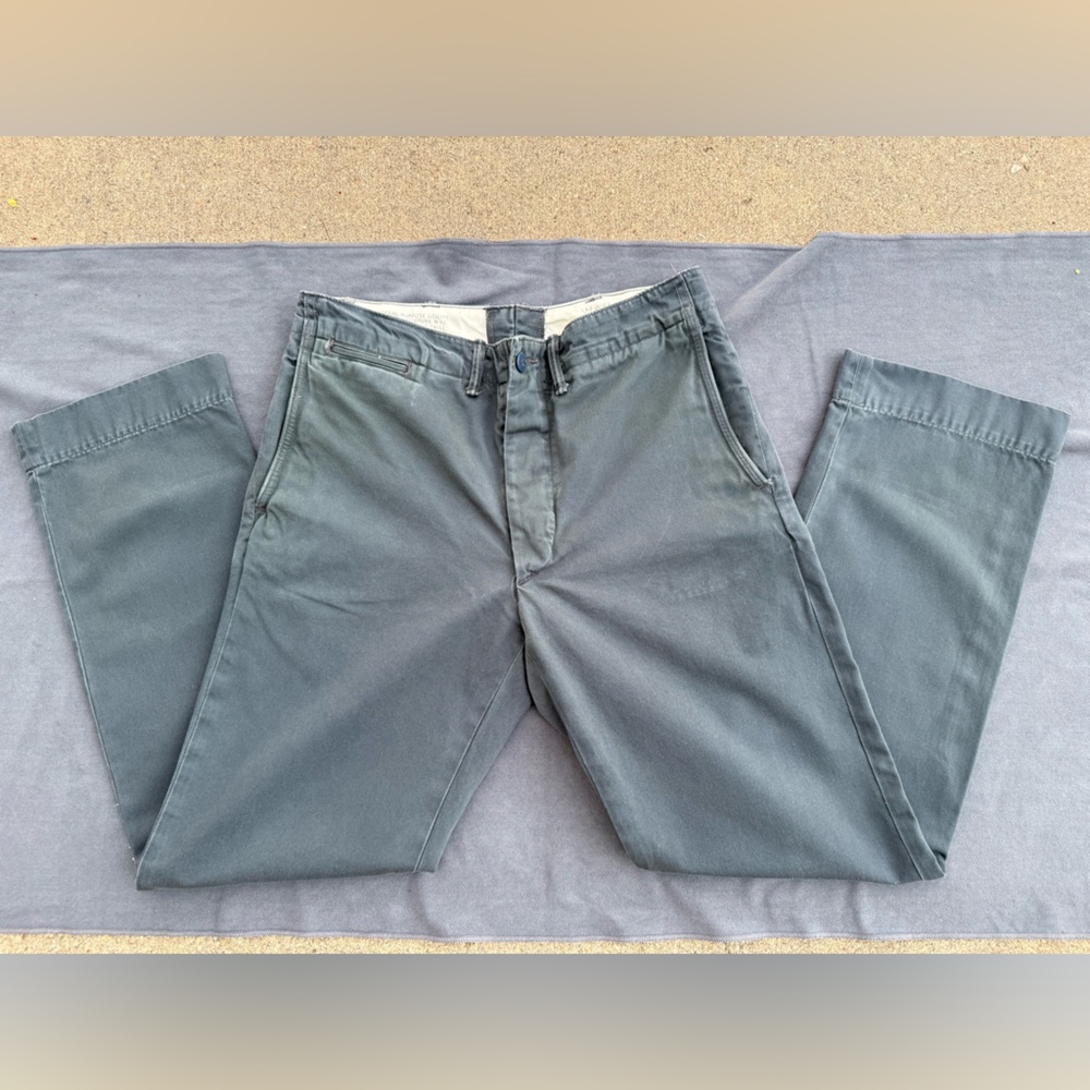 RRL Field Chino - 28/32 Grey-blue Double RL Ralph Lauren